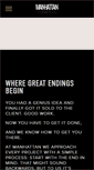 Mobile Screenshot of manhattanproductions.com